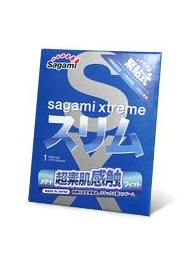 Презерватив Sagami Xtreme FEEL FIT 3D - 1 шт. - Sagami - купить с доставкой в Бийске