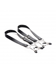 Ремни с зажимами для половых губ Spread Labia Spreader Straps with Clamps - XR Brands - купить с доставкой в Бийске