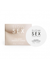 Массажная свеча для всего тела Slow Sex - 50 гр. - Bijoux Indiscrets - купить с доставкой в Бийске