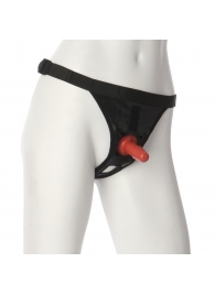 Трусики со штырьком для фиксации насадок Ultra Harness with Plug - Doc Johnson - купить с доставкой в Бийске