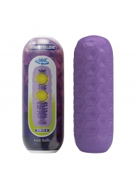 Фиолетовый мастурбатор Venus-X Twin balls - Baile - в Бийске купить с доставкой