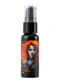 Гель с эффектом вибрации Volcano Of Passion со вкусом вишни - 25 мл. - Erotist Lubricants - купить с доставкой в Бийске