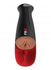 Мастурбатор-вагина в колбе с вибрацией Fuck-O-Matic Pro XL - Pipedream - в Бийске купить с доставкой