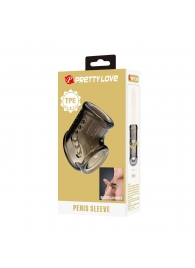 Дымчатая насадка на пенис и мошонку - Baile - в Бийске купить с доставкой