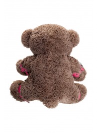 Бондажный набор: бурый мишка с розовыми оковами и наручниками - Pecado - купить с доставкой в Бийске