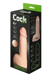 Телесный фаллоудлинитель с мошонкой Cock Next - 17 см. - LOVETOY (А-Полимер) - в Бийске купить с доставкой
