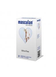 Особо тонкие презервативы Masculan Ultra Fine - 21 шт. - Masculan - купить с доставкой в Бийске