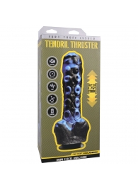 Черно-синяя мини-машина на присоске Tendril Thruster - 21,6 см. - Doc Johnson - купить с доставкой в Бийске