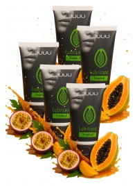 Набор из 5 съедобных лубрикантов JUJU со вкусом тропических фруктов - JuJu - купить с доставкой в Бийске