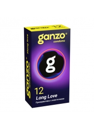 Презервативы с анестетиком для продления удовольствия Ganzo Long Love - 12 шт. - Ganzo - купить с доставкой в Бийске