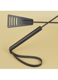 Черный кожаный стек «Сириус» - 60 см. - Sitabella - купить с доставкой в Бийске