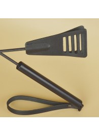 Черный кожаный стек «Сириус» - 60 см. - Sitabella - купить с доставкой в Бийске