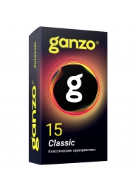 Классические презервативы с обильной смазкой Ganzo Classic - 15 шт. - Ganzo - купить с доставкой в Бийске