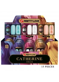 Набор из 15 мастурбаторов Catherine Olga - Baile - в Бийске купить с доставкой