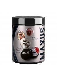 Черные утолщенные презервативы MAXUS Extra Strong с железным кейсом - 15 шт. - Maxus - купить с доставкой в Бийске