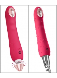 Малиновая насадка на душ с вибрацией Showers to orgasm - 20,1 см. - Orion - купить с доставкой в Бийске