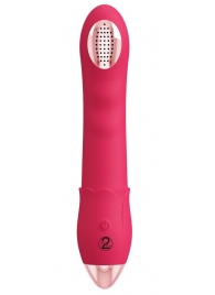 Малиновая насадка на душ с вибрацией Showers to orgasm - 20,1 см. - Orion - купить с доставкой в Бийске