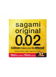 Презерватив увеличенного размера Sagami Original 0.02 XL-size - 1 шт. - Sagami - купить с доставкой в Бийске