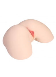 Мастурбатор-полуторс с двойным слоем материала Jenny Onahole Real Hips - KOKOS - в Бийске купить с доставкой