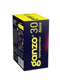 Ароматизированные презервативы Ganzo Juice - 30 шт. - Ganzo - купить с доставкой в Бийске