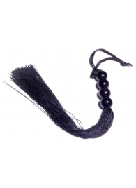 Черная силиконовая плеть - 37 см. - Boys of Toys - купить с доставкой в Бийске