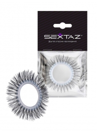 Круглое эрекционное кольцо с длинными «ресничками» - Sextaz - в Бийске купить с доставкой
