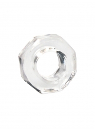 Прозрачное эрекционное кольцо в форме гайки - Sex Expert - в Бийске купить с доставкой