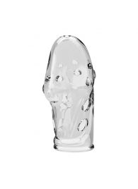 Прозрачная насадка на пенис Booker - 8 см. - Baile - в Бийске купить с доставкой