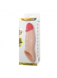 Телесная удлиняющая насадка на пенис Darnel - Baile - в Бийске купить с доставкой