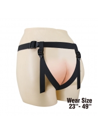 Черные трусики харнесс с платформой Caludio I - Baile - купить с доставкой в Бийске