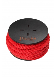 Красная веревка для шибари на катушке - 5 м. - Pecado - купить с доставкой в Бийске