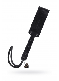 Черный кожаный пэддл - 32 см. - Pecado - купить с доставкой в Бийске