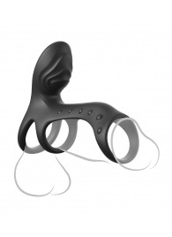 Черная насадка на пенис Ultimate Couples Cage Pro - Pipedream - в Бийске купить с доставкой