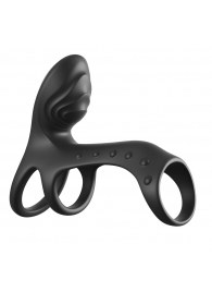 Черная насадка на пенис Ultimate Couples Cage Pro - Pipedream - в Бийске купить с доставкой