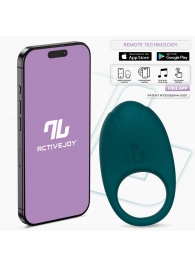 Зеленое интерактивное виброкольцо Ringo - Intoyou - в Бийске купить с доставкой