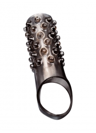 Дымчатая насадка на пенис с выпуклостями - 12 см. - Sex Expert - в Бийске купить с доставкой