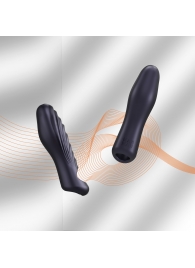 Сливовая силиконовая насадка на пенис с подхватом Manwan Ryzer - Manwan - в Бийске купить с доставкой