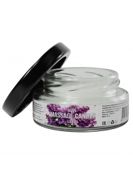 Массажная свеча «Сирень» - 50 мл. - SGAN - купить с доставкой в Бийске