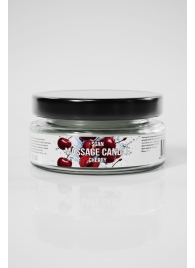 Массажная свеча «Спелая вишня» - 50 мл. - SGAN - купить с доставкой в Бийске