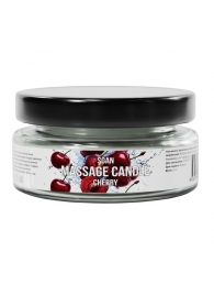 Массажная свеча «Спелая вишня» - 50 мл. - SGAN - купить с доставкой в Бийске