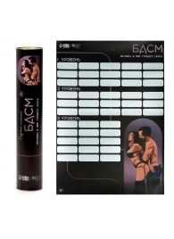 Плакат для двоих со скретч-слоем «БДСМ» - Сима-Ленд - купить с доставкой в Бийске