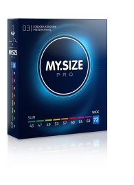 Презервативы MY.SIZE размер 72 - 3 шт. - My.Size - купить с доставкой в Бийске