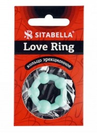 Цветное эрекционное кольцо с 5 бусинами Love Ring - Sitabella - в Бийске купить с доставкой