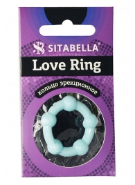 Цветное эрекционное кольцо Love Ring с бусинами - Sitabella - в Бийске купить с доставкой
