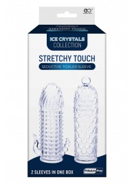 Набор из 2 прозрачных насадок на член Seductive Tickler Sleeves Set - NMC - в Бийске купить с доставкой
