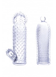 Набор из 2 прозрачных насадок на член Seductive Tickler Sleeves - NMC - в Бийске купить с доставкой