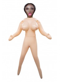 Телесная надувная секс-кукла с 3 любовными отверстиями - NMC - в Бийске купить с доставкой