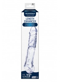 Прозрачная насадка-удлинитель Length Enhancer с подхватом - 22,3 см. - NMC - в Бийске купить с доставкой