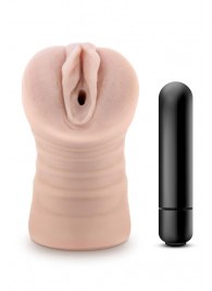 Телесный мастурбатор-вагина Ayumi с вибрацией - Blush Novelties - в Бийске купить с доставкой