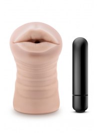 Телесный мастурбатор-ротик Nicole Vibrating Masturbator - Blush Novelties - в Бийске купить с доставкой